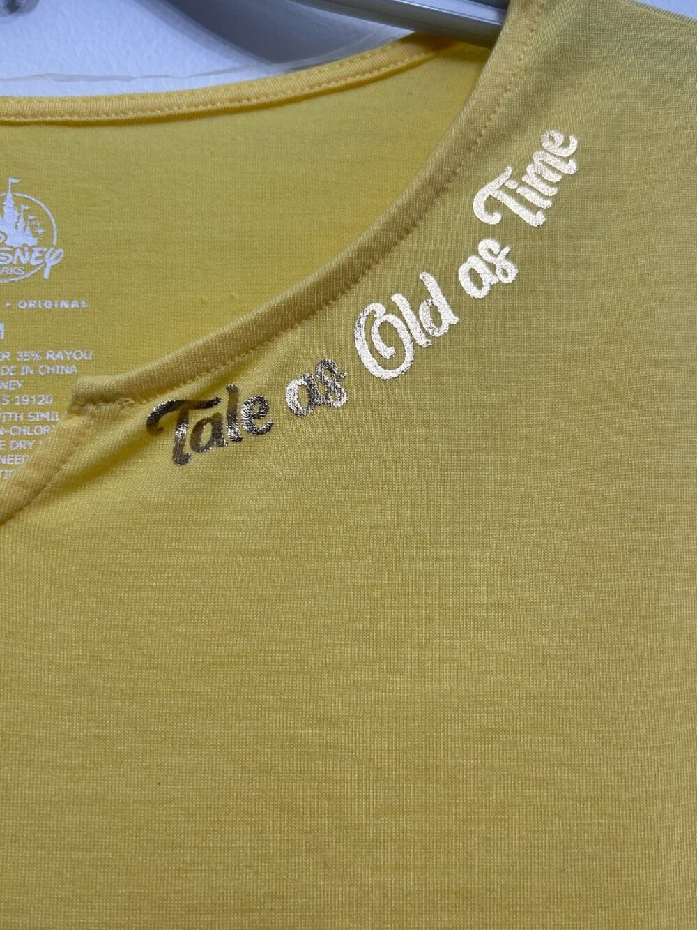 Disney Parks Beauty & The Beast Tale As Old As Time Peplum Top, Medium, NWT - Picture 3 of 10